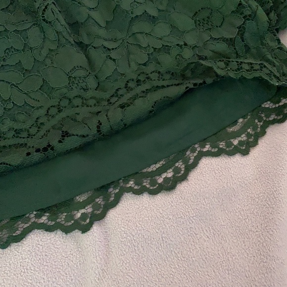 Green Lace Blouse - Picture 6 of 8